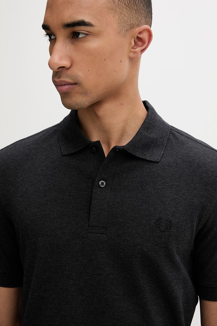 Fred Perry polo majica moška bombažna črna M6000.11B