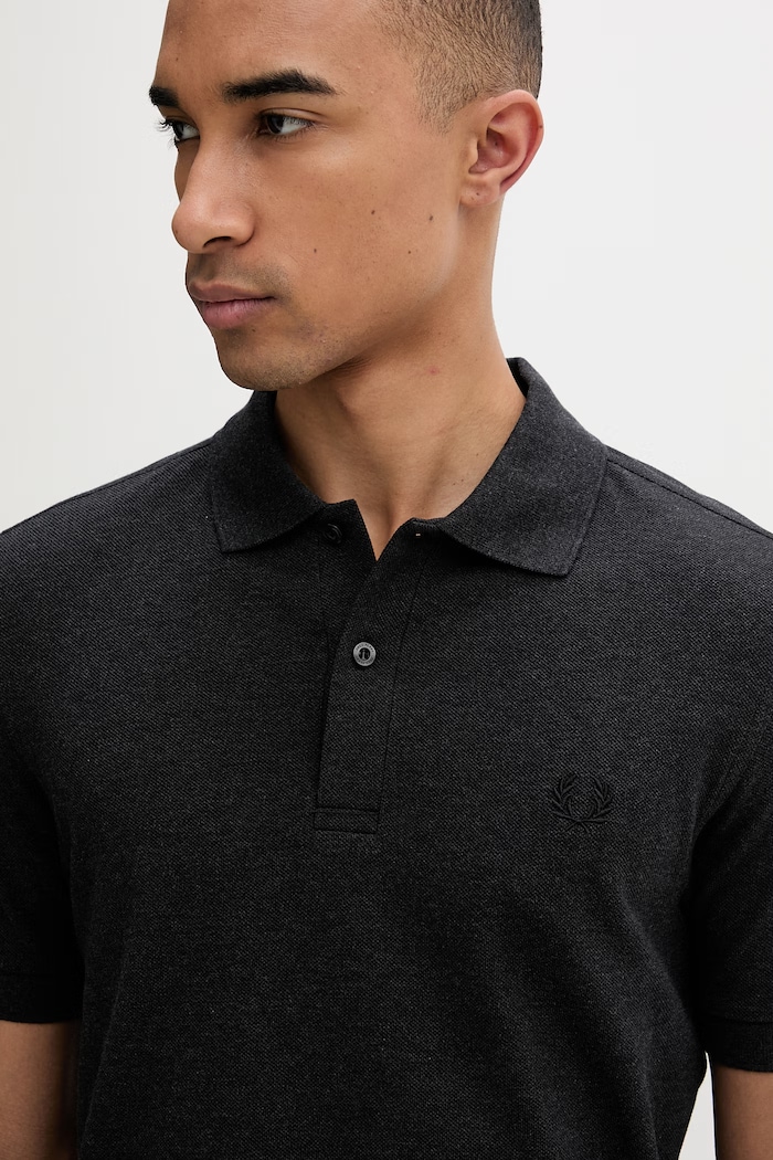 Fred Perry férfi pamut póló fekete M6000.11B