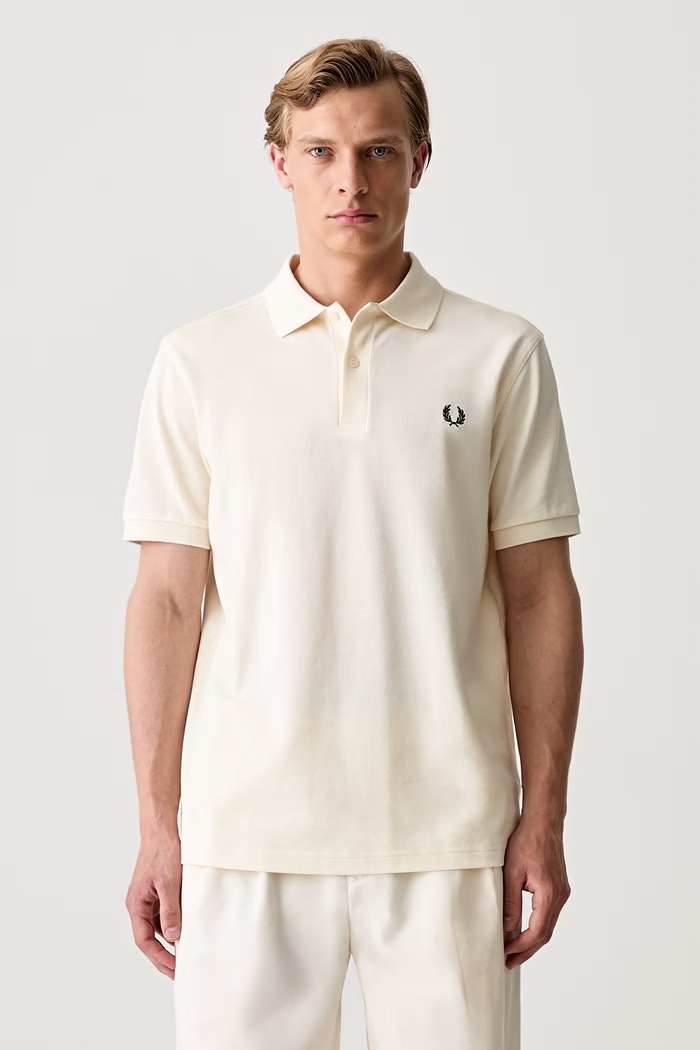 Fred Perry polo męskie bawełniane beżowy M6000.13B