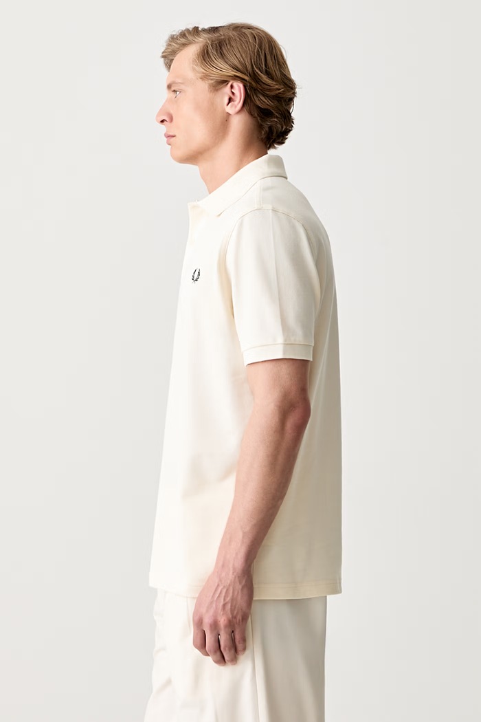 Fred Perry polo męskie bawełniane M6000.13B beżowy SS26