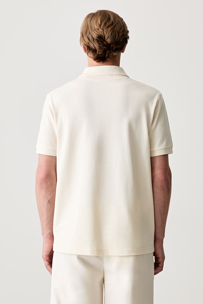Odzież Fred Perry polo męskie bawełniane M6000.13B beżowy