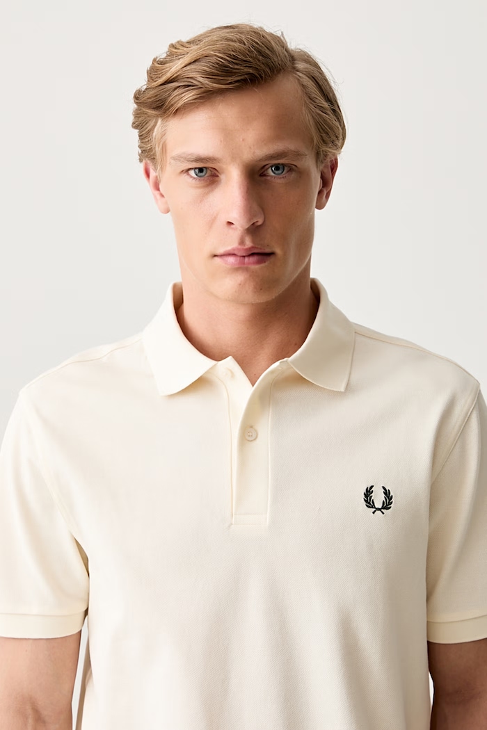 Fred Perry polo męskie bawełniane beżowy M6000.13B