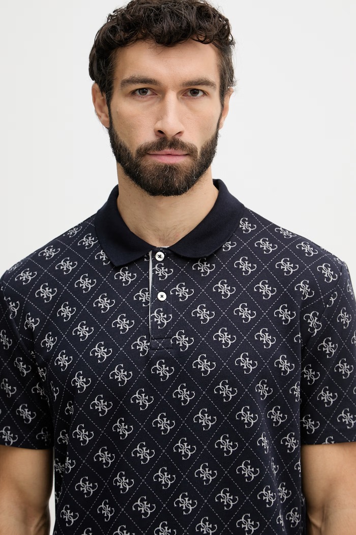 Guess polo tričko pánske tmavomodrá M6GP04.K3073