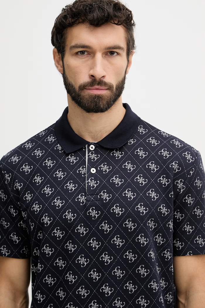 Guess polo tričko pánske tmavomodrá M6GP04.K3073