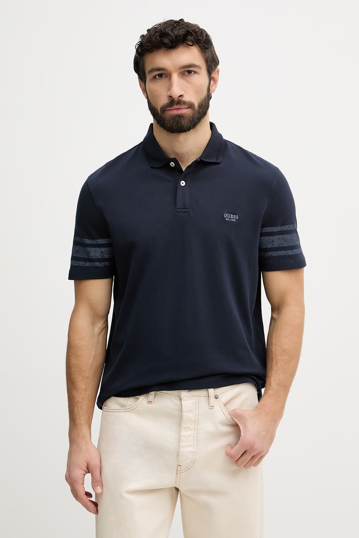 Guess polo majica moška mornarsko modra M6GP03.K3071