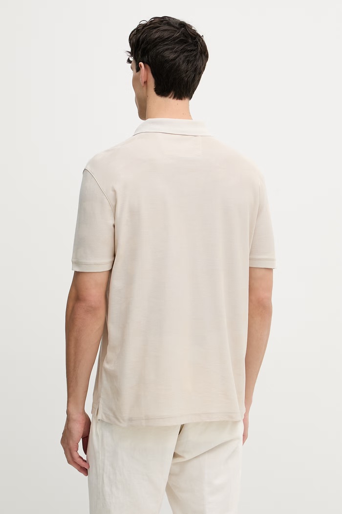 Ρούχα Guess τοπ πόλο ανδρικά M6GP18.K3086 μπεζ