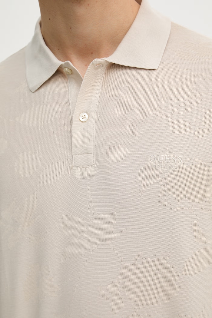 Guess τοπ πόλο ανδρικά M6GP18.K3086 μπεζ