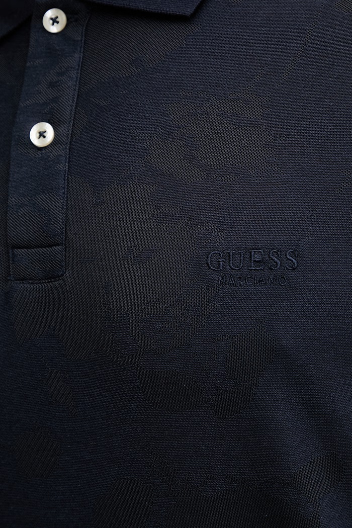 Guess Polo majica moška M6GP18.K3086 mornarsko modra