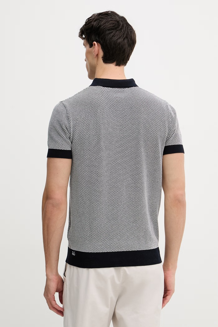 Oblečení Guess polo pánské bavlněné LAKE M6GR01.Z0554 námořnická modř