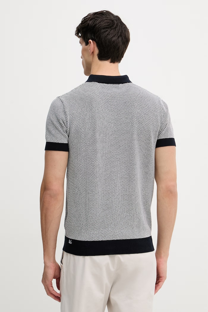Oblečení Guess polo pánské bavlněné LAKE M6GR01.Z0554 námořnická modř