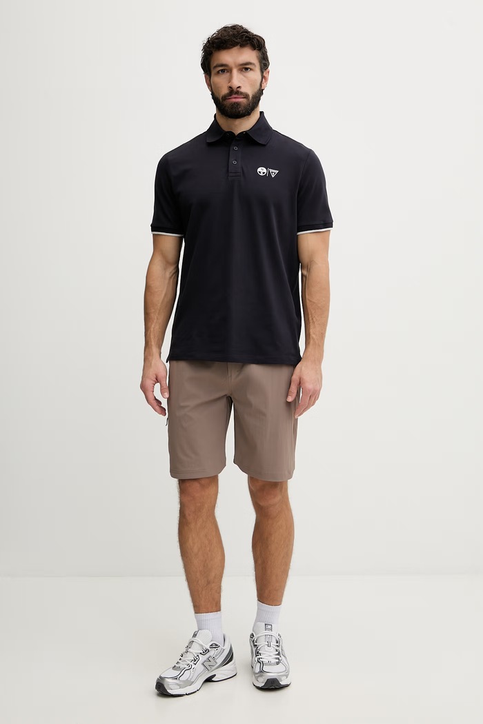 Guess T-shirt Ανδρικό βαμβάκι με ελαστάν x North Sails M6GP47.K3323 σκούρο μπλε SS26