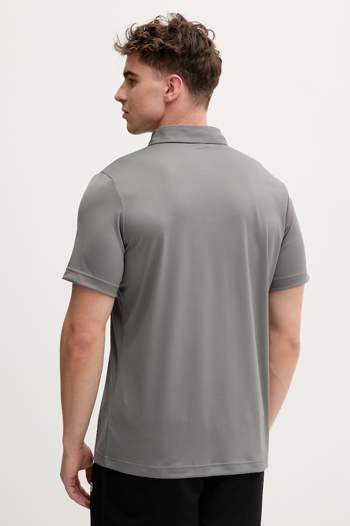 Ρούχα The North Face πόλο ανδρικό NF0A2WAZ0UZ1 γκρί