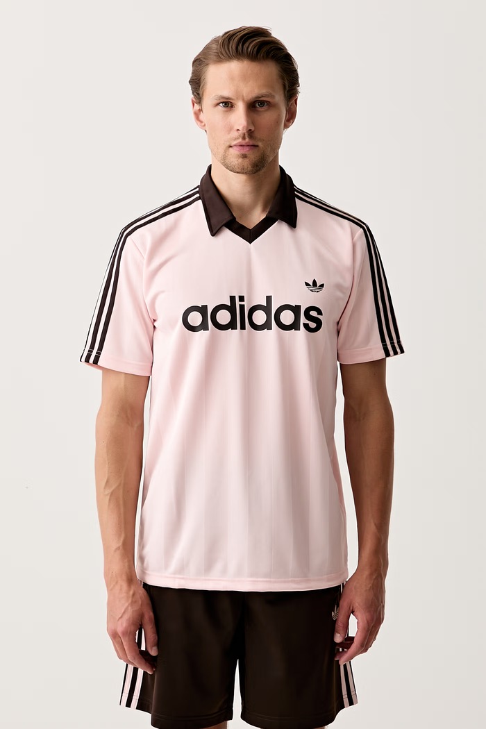 adidas Originals polo tričko pánske ružová KE3580