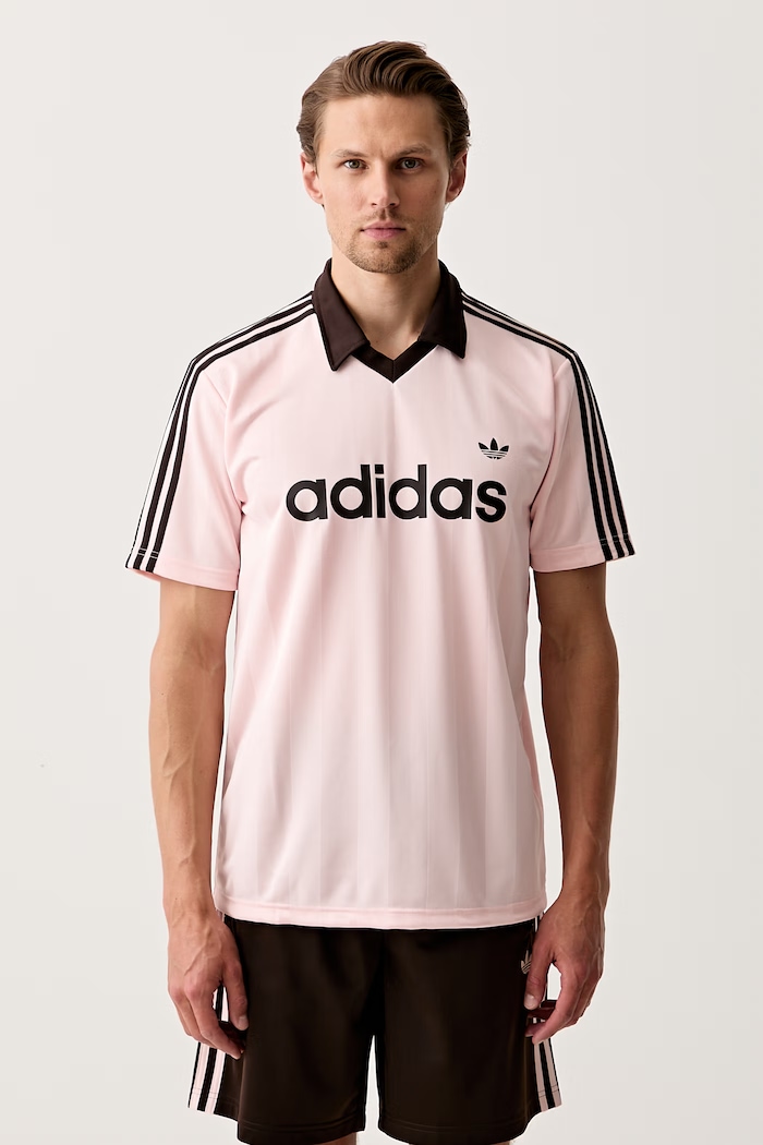 adidas Originals polo tričko pánske ružová KE3580