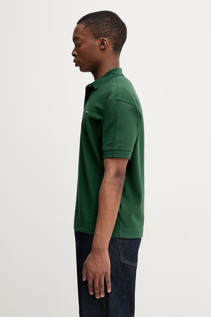 Barbour MML1469GN18 polo din bumbac pentru bărbați MML1469GN18 verde SS26
