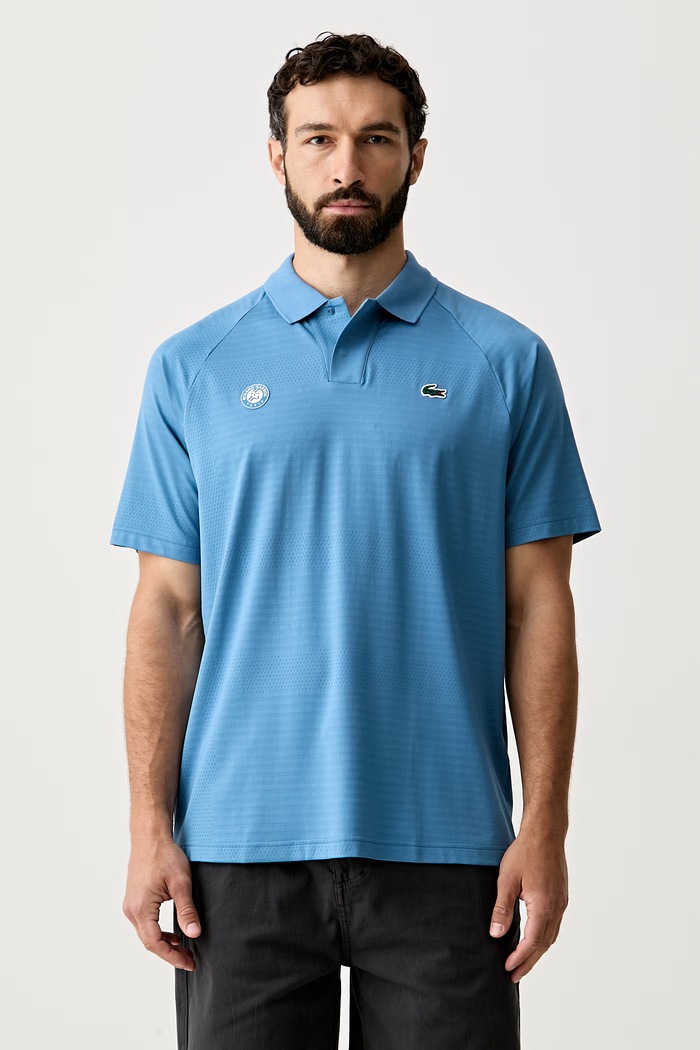 Lacoste polo męskie niebieski DH0333
