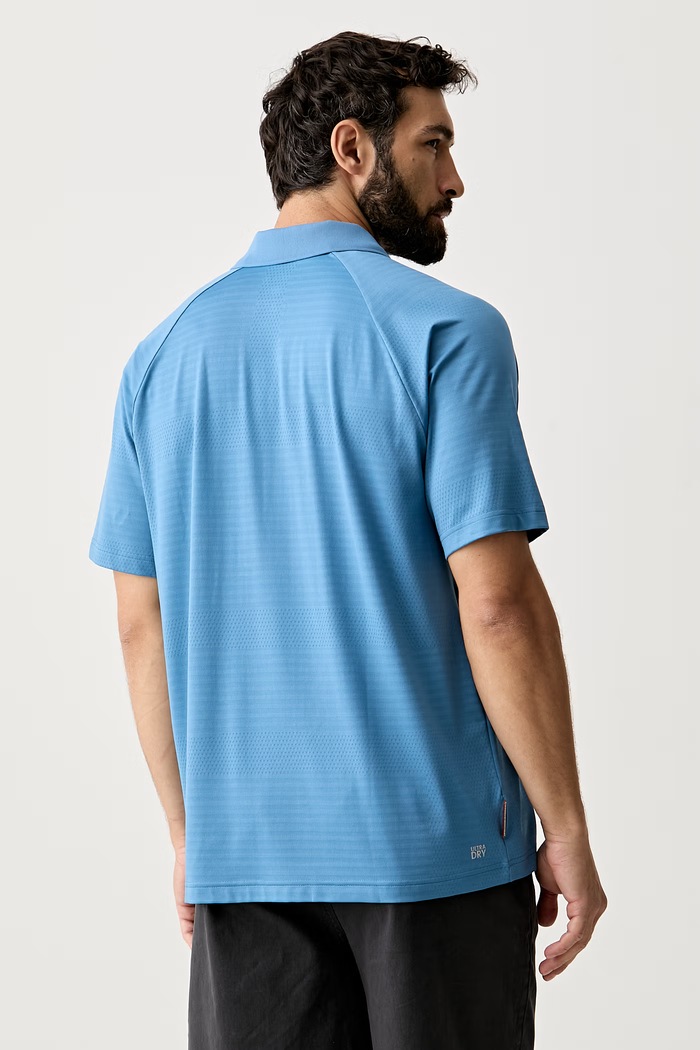 Odzież Lacoste polo męskie DH0333 niebieski