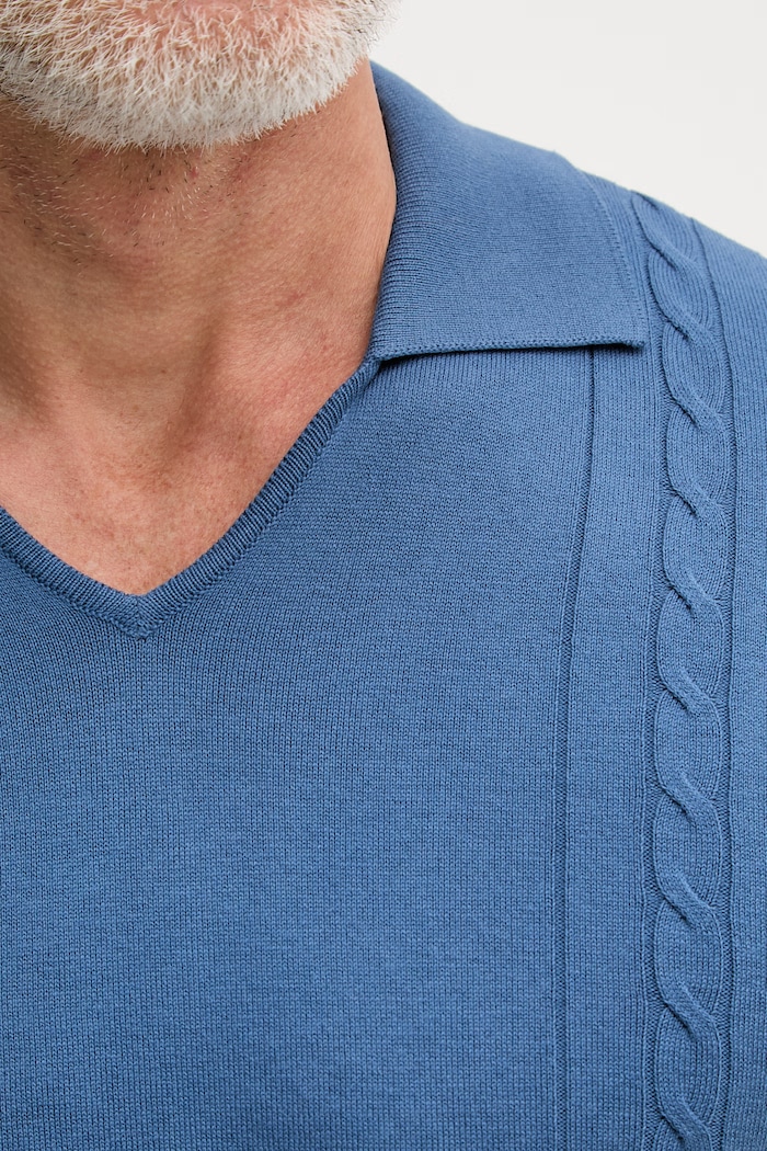 United Colors of Benetton polo męskie z bawełną 1D7ZU301U granatowy