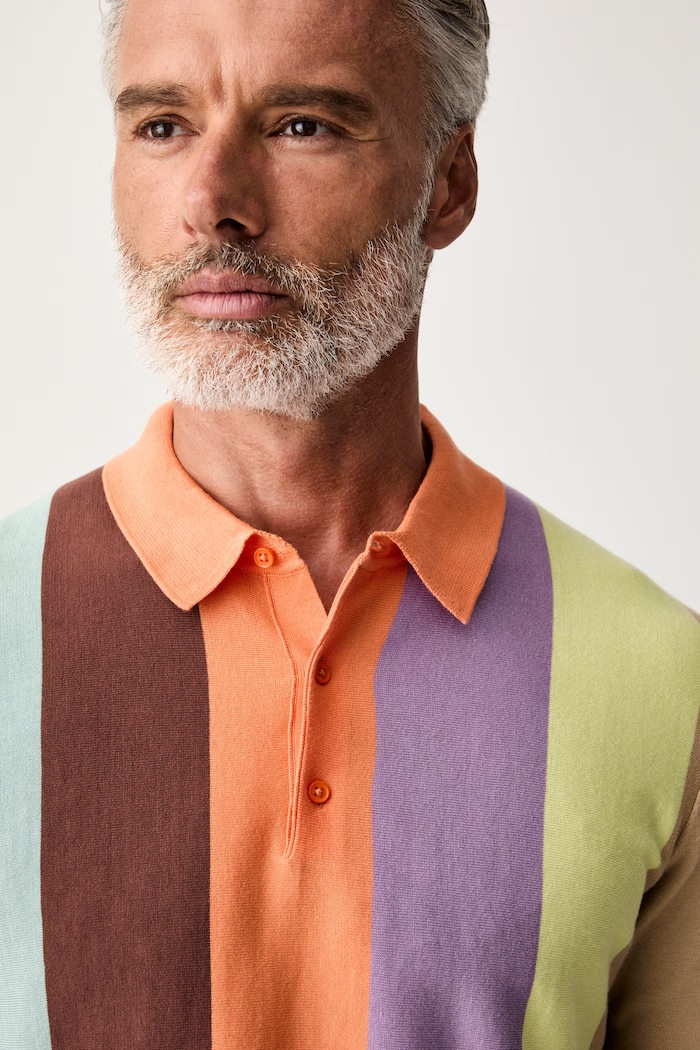 United Colors of Benetton polo swetrowe męskie bawełniane pomarańczowy 1MQPU301W
