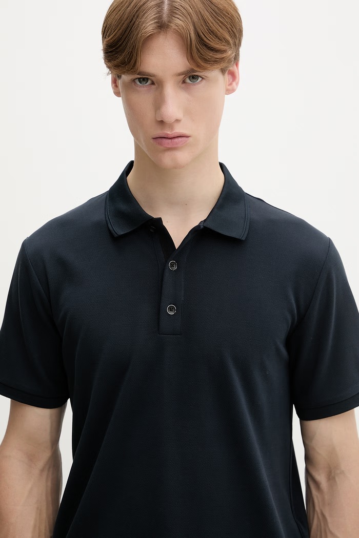 Rag & Bone polo tričko pánske tmavomodrá MBC25SP046PK46