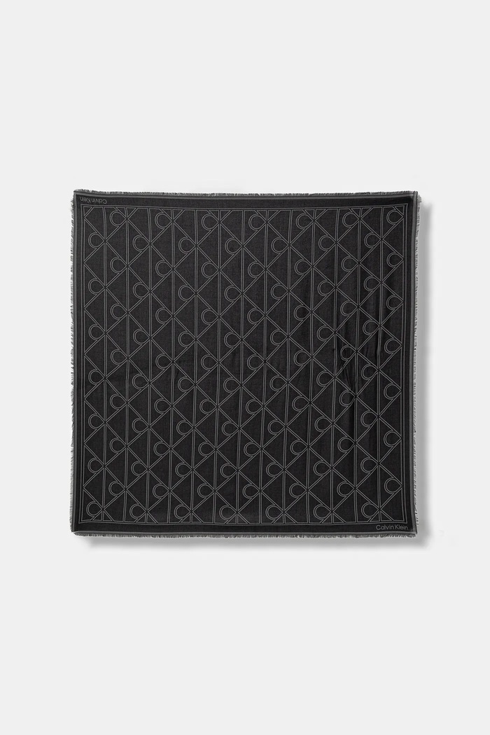 Σάλι Calvin Klein ύφασμα μαύρο LV04F8077G