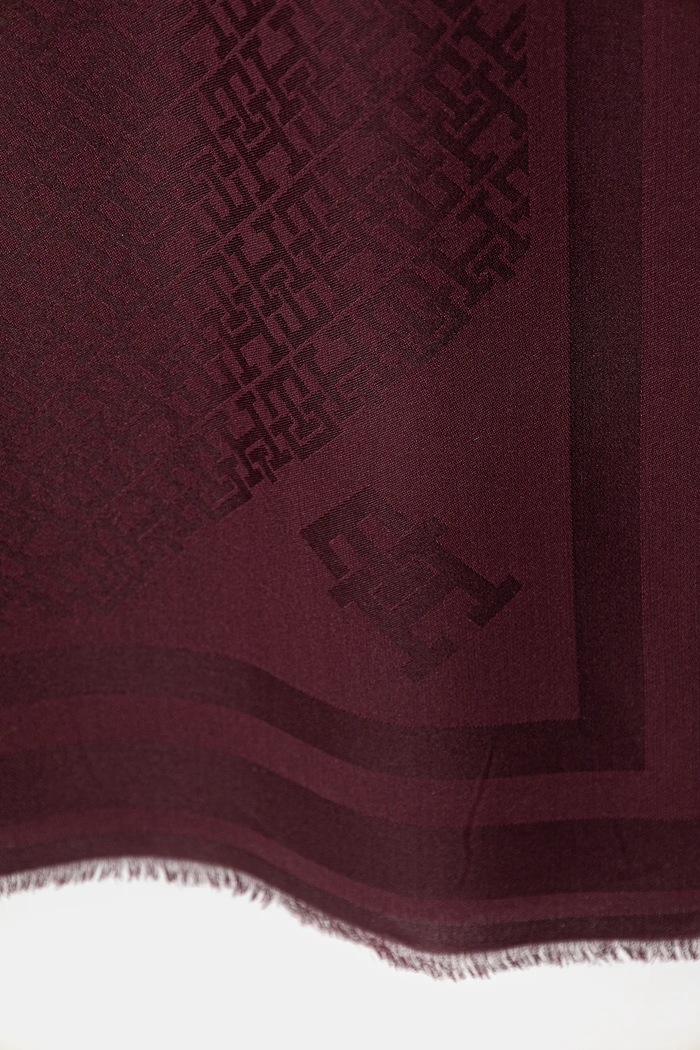 Doplňky Šála Tommy Hilfiger AW0AW18273 burgundské