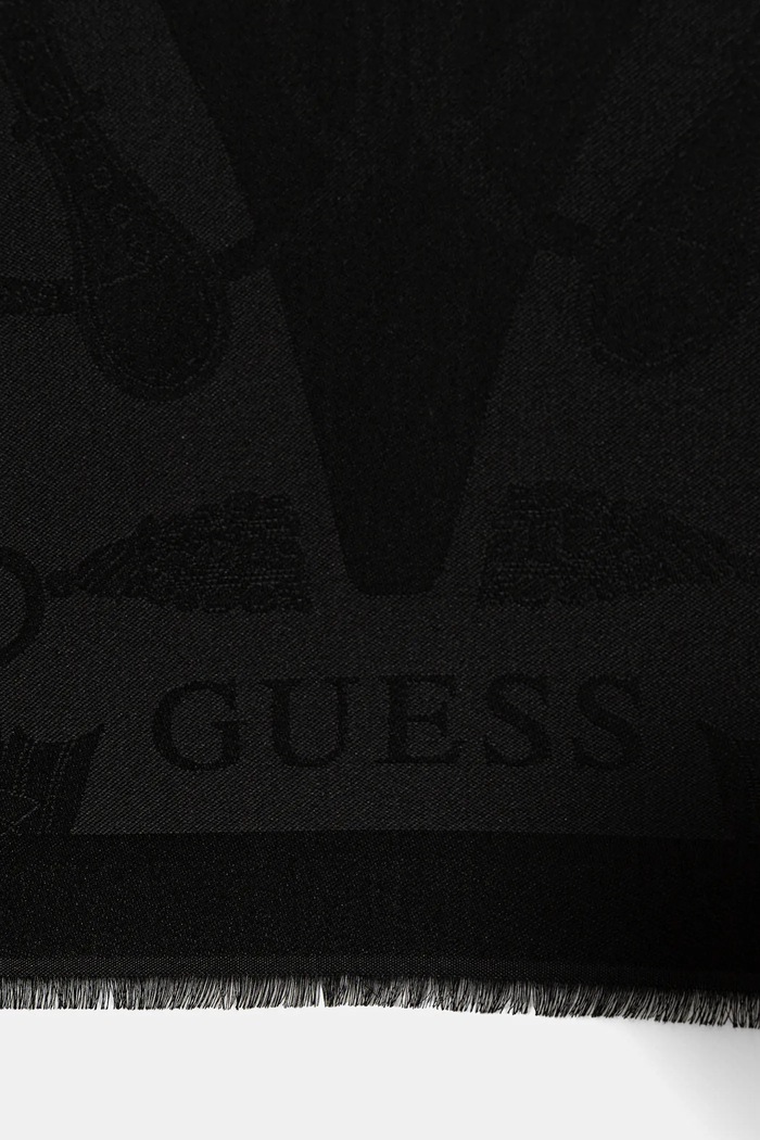 Guess eșarfă DITA AW5446.VIS03 negru SS26