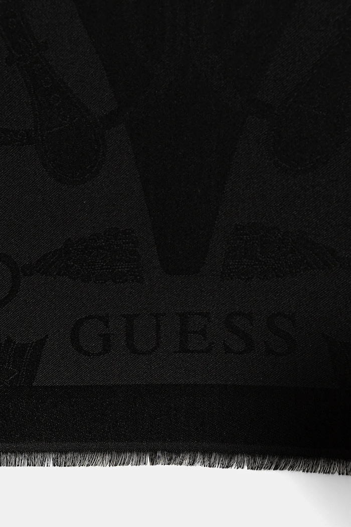 Guess eșarfă DITA AW5446.VIS03 negru SS26
