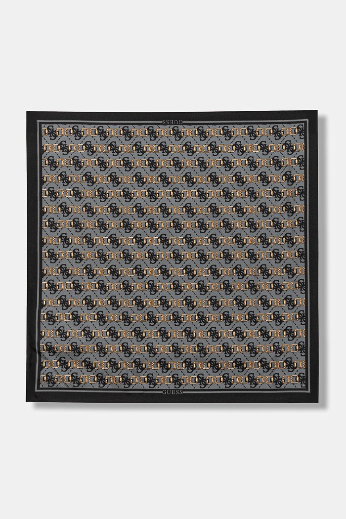 Guess foulard in seta KARNILLA stampa all-over grigio AW5454.SIL03