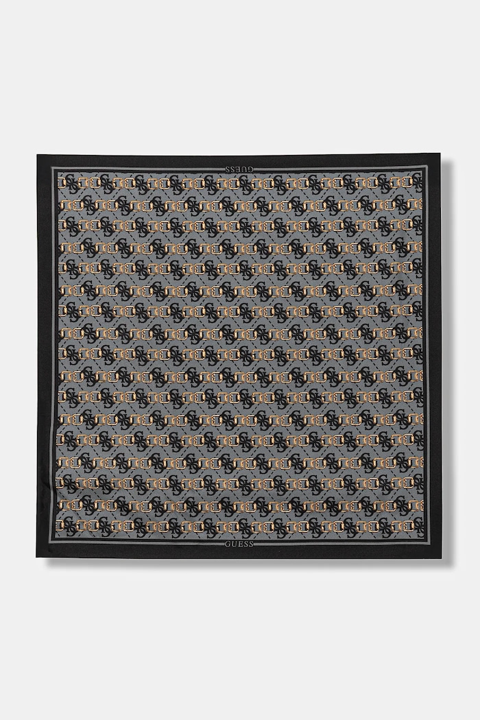 Guess foulard in seta KARNILLA stampa all-over grigio AW5454.SIL03
