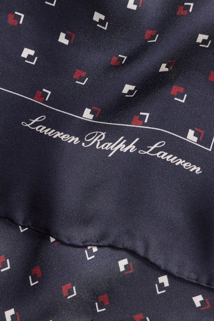 Doplnky Hodvábna šatka Lauren Ralph Lauren 454P09779 tmavomodrá