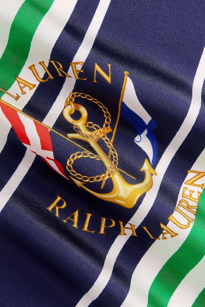 Accesorii Lauren Ralph Lauren eșarfă de mătase 454P09785 verde