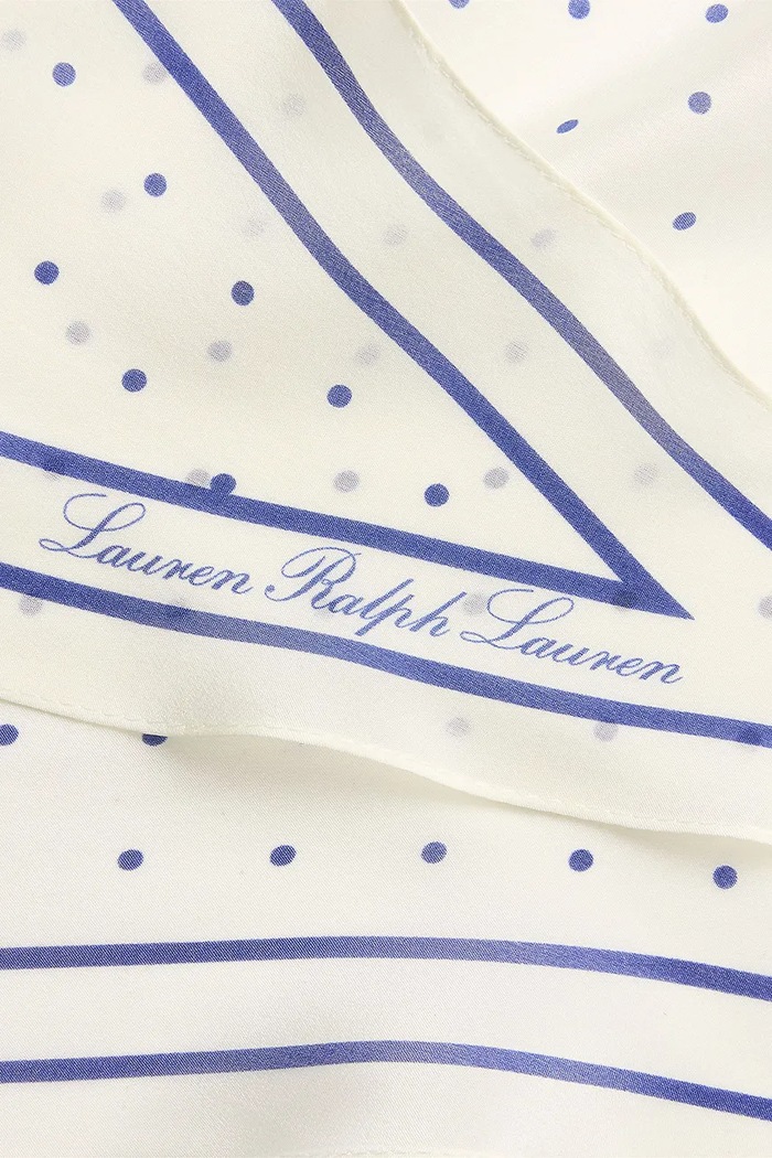 Doplnky Hodvábna šatka Lauren Ralph Lauren 454P09882 zelená