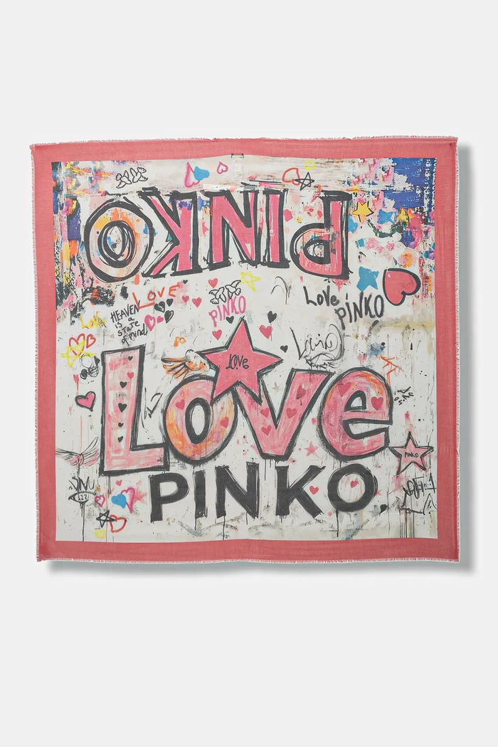 Σάλι Pinko ύφασμα ροζ 106657.A38J