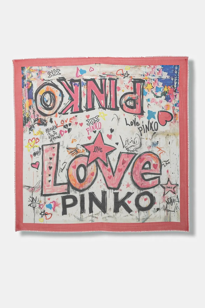 Σάλι Pinko ύφασμα ροζ 106657.A38J