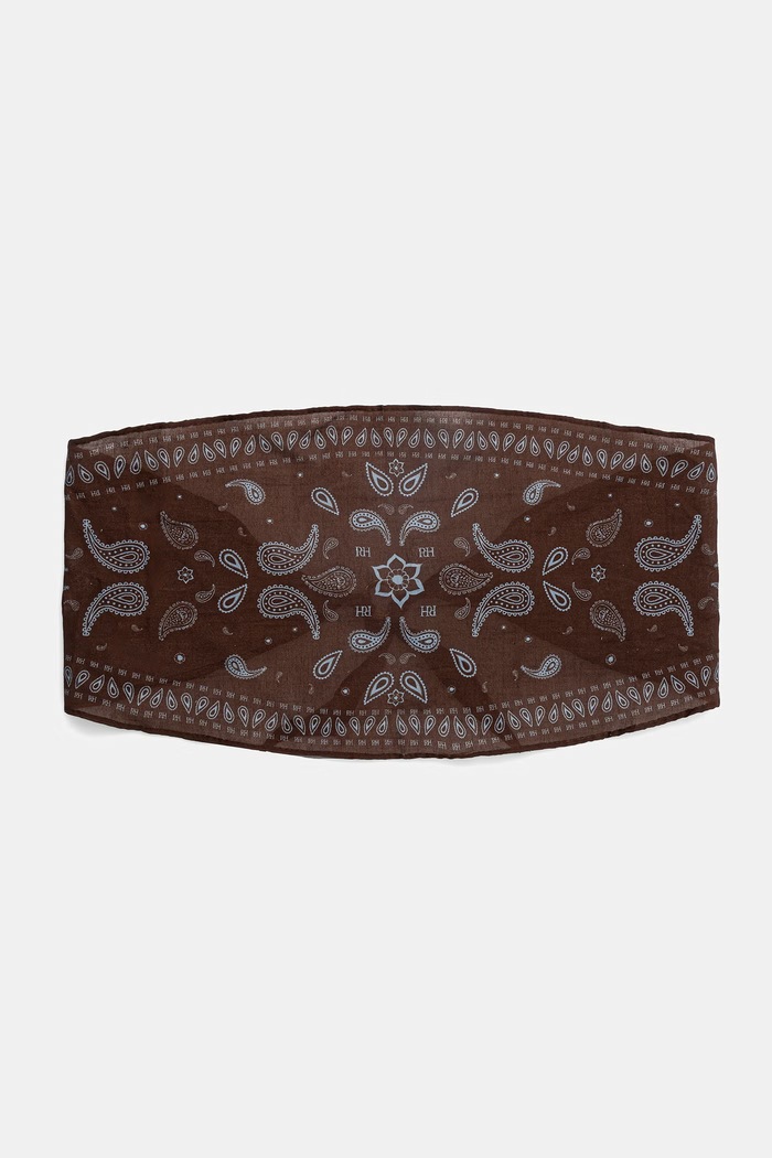 Pedro del Hierro pamut sál 4963272 barna SS26