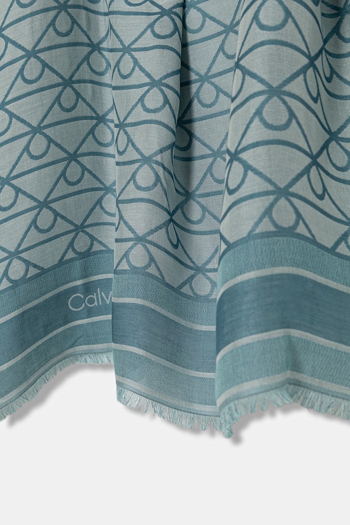 Accessori Calvin Klein sciarpa quadrata da donna in modal LV04F8080G turchese