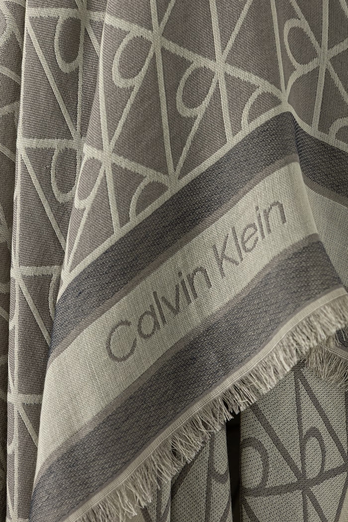 Accessori Calvin Klein sciarpa quadrata da donna in modal LV04F8080G verde