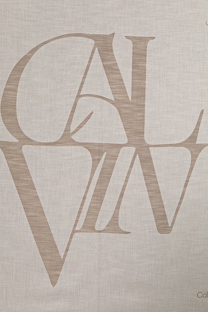 Doplňky Calvin Klein šátek dámský LV04F8085G béžová