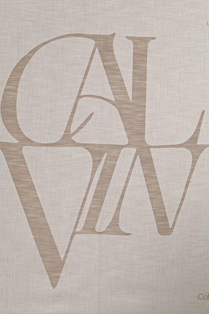 Doplňky Calvin Klein šátek dámský LV04F8085G béžová