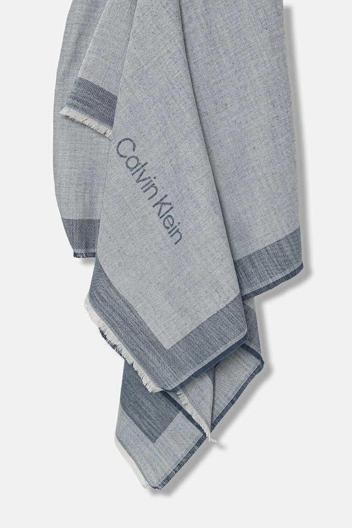Calvin Klein női kendő LV04F8085G kék SS26
