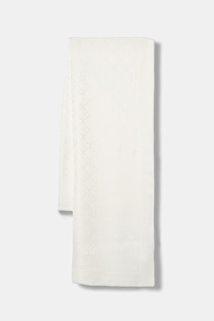 Calvin Klein šál dámský z modalu bílá LV04F8096G