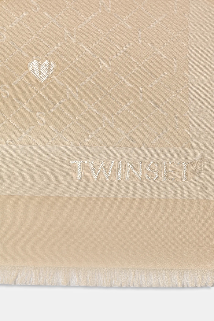 Twinset kendő 261TA4270 bézs SS26