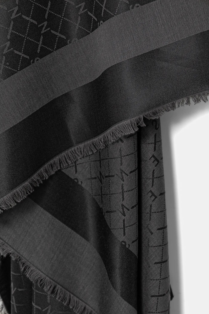 Σάλι Twinset 261TA4270 γκρί SS26