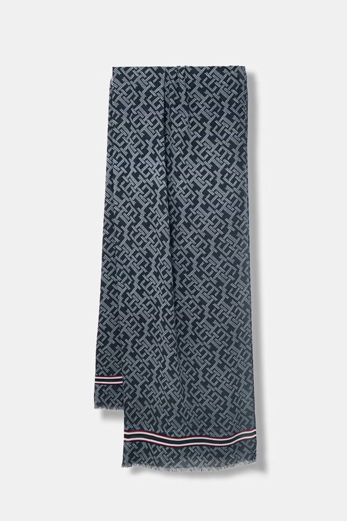 Tommy Hilfiger șal pentru femei bleumarin AW0AW18605