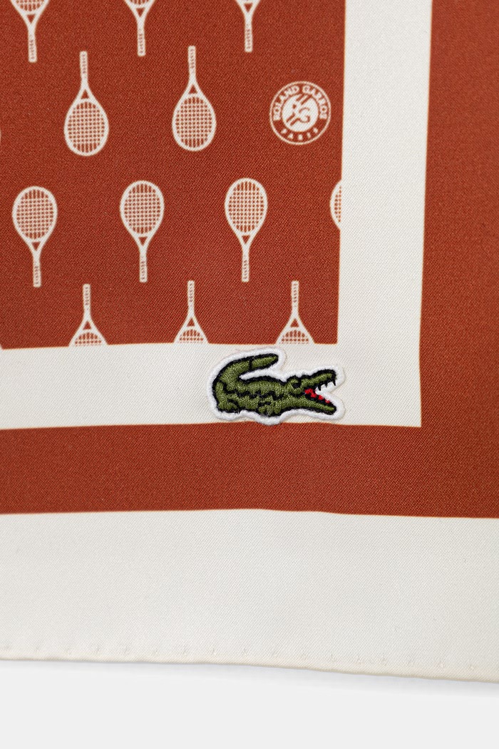 Lacoste apaszka damska RL0520 pomarańczowy SS26