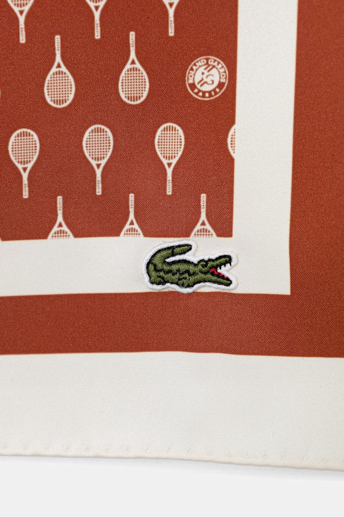 Lacoste apaszka damska RL0520 pomarańczowy SS26