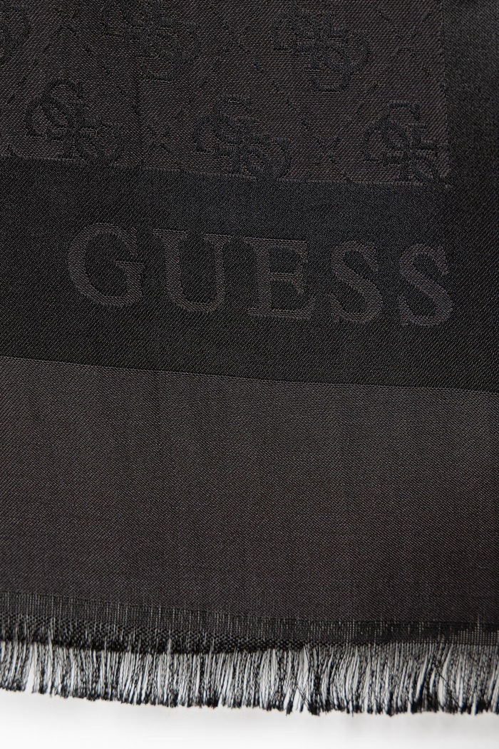 Guess szal LEONA AW5483.POL03 czarny SS26
