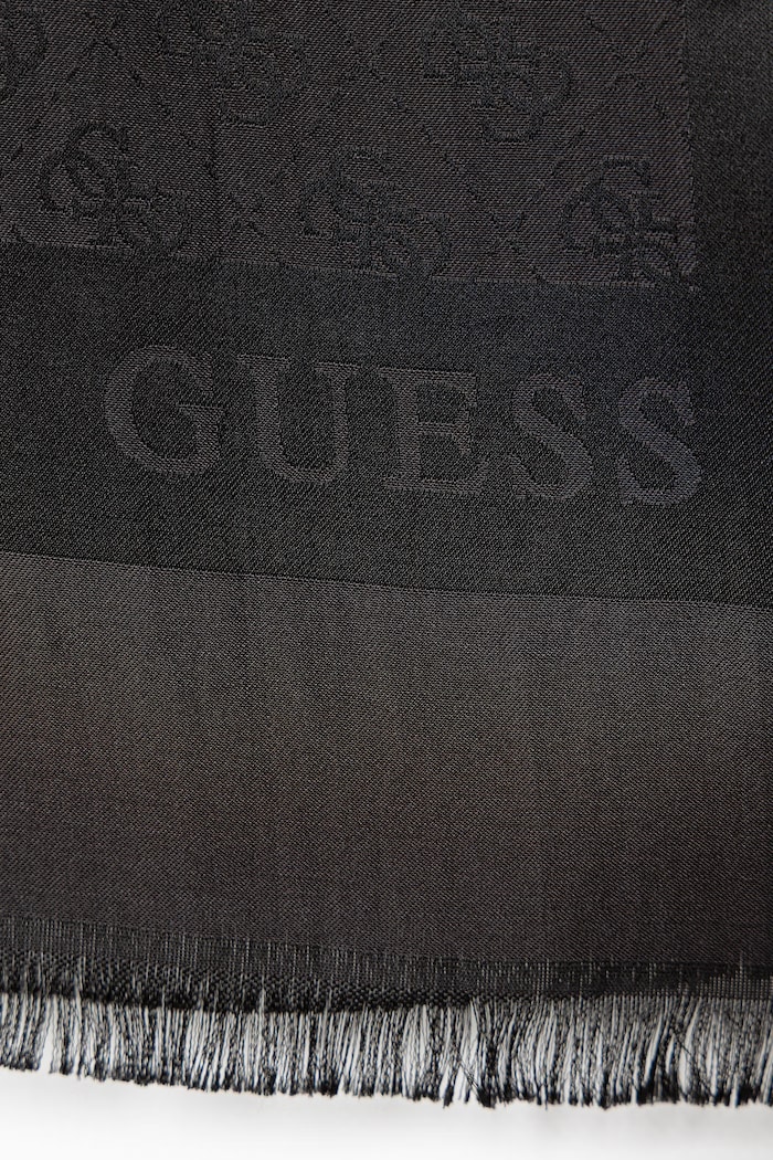 Guess szal LEONA AW5483.POL03 czarny SS26