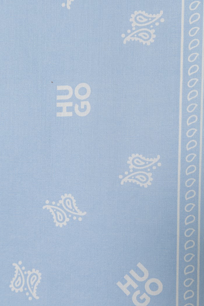 HUGO šatka dámska bavlnená 2Bandana_pack 50562378 modrá
